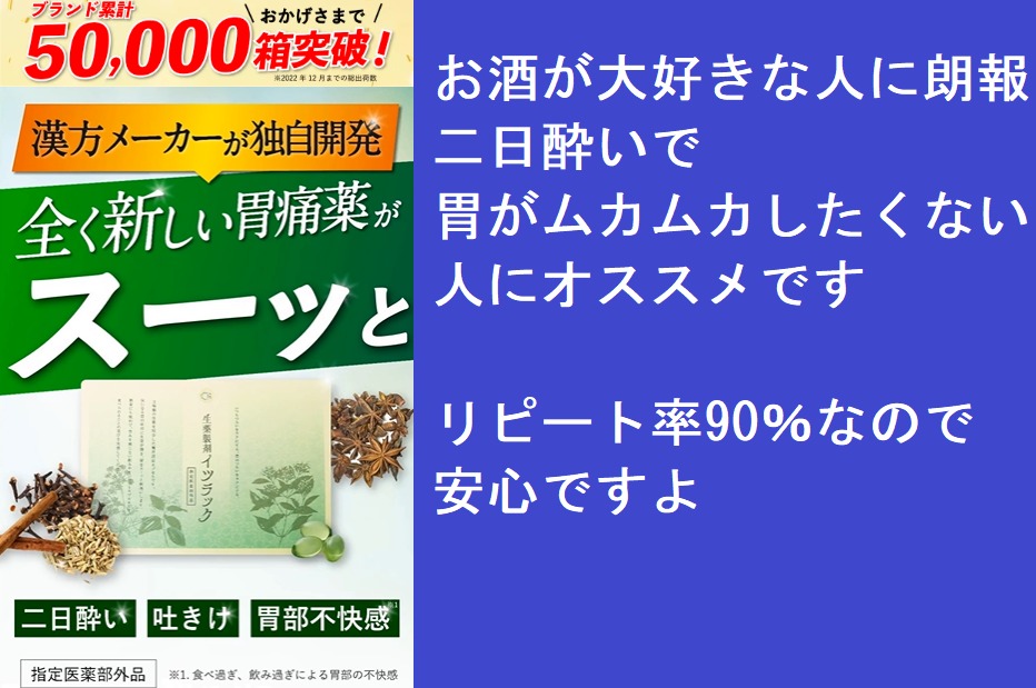 薬用イツラックを薬局で買うのちょっとまって！損をしない購入方法！胃痛、胃もたれ対策でお悩みの人にはこれがおすすめ！どこで売ってるの？